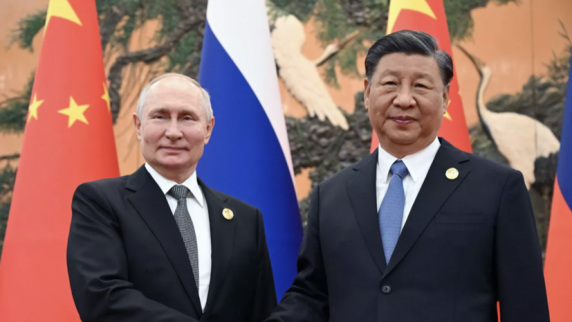 Песков: <b>переговоры</b> Путина и Си Цзиньпина продолжаются в узком составе