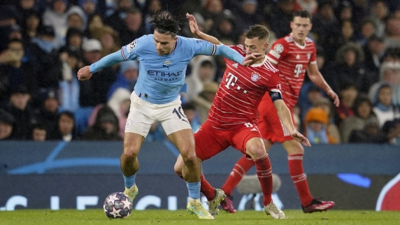 «Манчестер Сити» обыгрывает «Баварию» после первого тайма в матче Лиги чемпионов