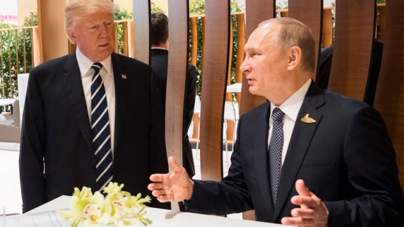 Путин и Трамп открытая часть переговоров