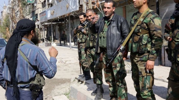 Военные Сирии освободили от боевиков город вблизи <b>Дамаск</b>а