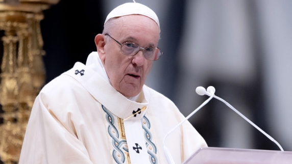 <b>Папа Римский</b> выразил соболезнования в связи с трагедией в шахте в Кузбассе
