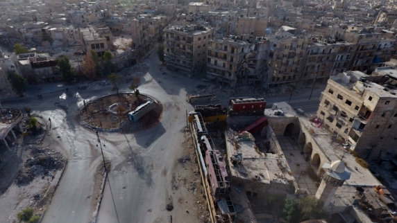 Вывод боевиков из восточного Алеппо. Прямая трансляция