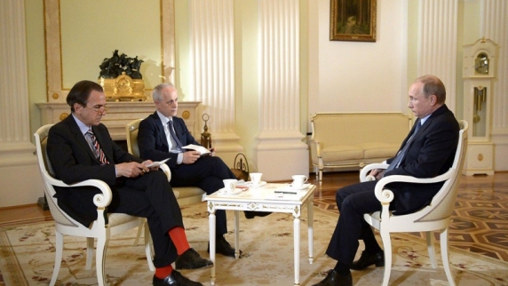 Владимир Путин рассказал об отношениях России и Италии газете Corriere della Sera