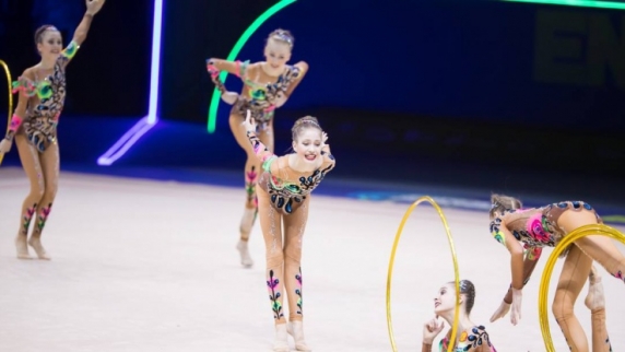 Сборная России по художественной гимнастике с триумфом завершила выступление на ЧЕ в Баку
