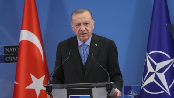 Эрдоган: <b>Турция</b> не получила от союзников НАТО ожидаемой поддержки в борьбе с террор...
