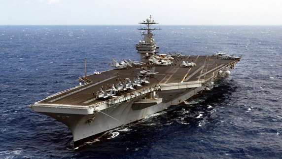 В Средиземное море выдвинулась <b>ударная группа</b> ВМФ США во главе с атомным авианосцем...