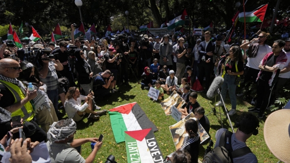 В городах Австралии прошли акции солидарности с палестинским народом