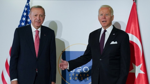В Риме началась встреча Байдена и Эрдогана