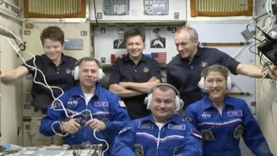 <b>Экипаж</b> новой космической экспедиции прибыл на МКС