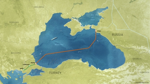 Морская и наземная части «Турецкого потока» соединены в Турции