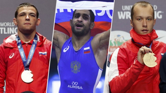 Российские борцы на чемпионате мира в Будапеште завоевали десять золотых медалей