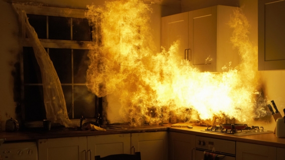 В МЧС сообщили о <b>пожар</b>е в жилом доме в Сочи на площади 870 квадратных метров