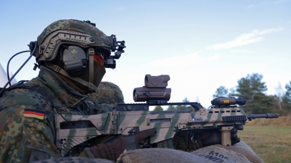 Солдаты дополнительного контингента НАТО прибыли в Литву из Германии