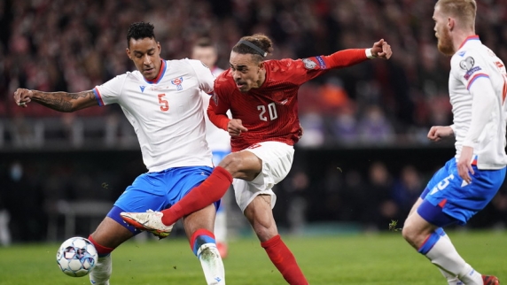 <b>Дания</b> переиграла Фарерские острова в отборе на ЧМ-2022