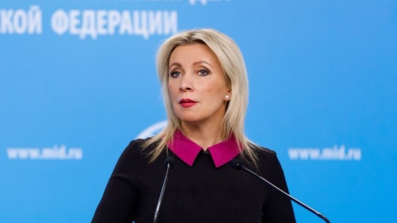 Захарова: <b>Киев</b> грозит журналистам из России расправой, а международные структуры мо...