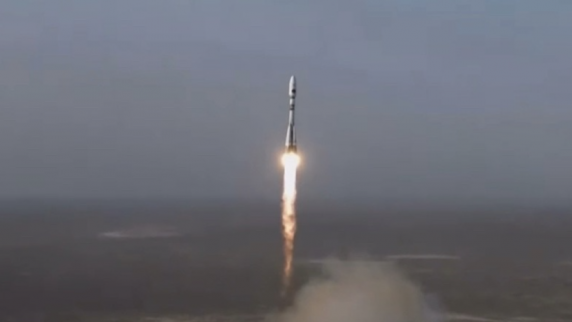 <b>Ракета</b> «Союз» со спутником стартовала с космодрома Байконур