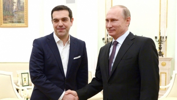 В Кремле проходят <b>переговоры</b> Владимира Путина с премьер-министром Греции Алексисом ...