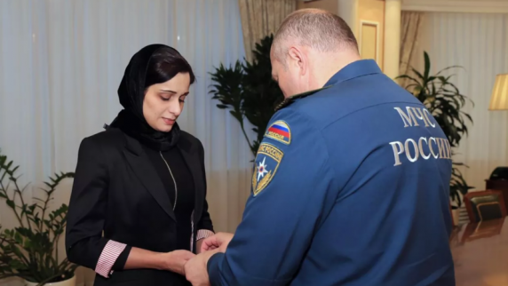 Глава МЧС вручил награды семьям погибших при обрушении в Балашихе спасателей