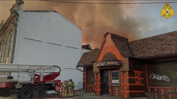 В центре Иркутска ликвидировали открытое горение