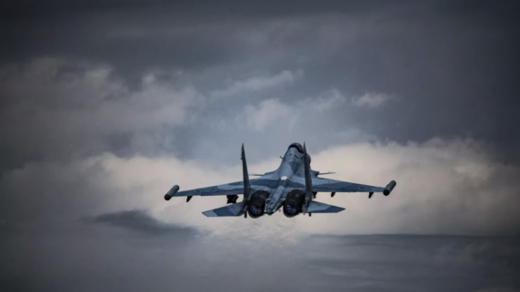 МО: Су-27 не допустил нарушения границы беспилотником США над Чёрным морем