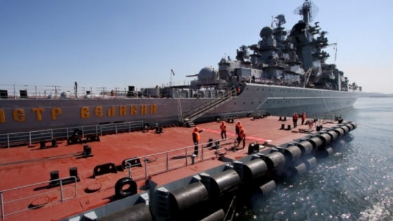 Российская авианосная группа прибыла в Средиземное море
