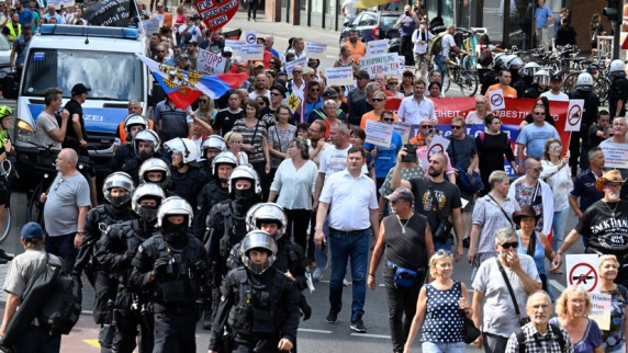 В Кёльне прошла демонстрация в поддержку России