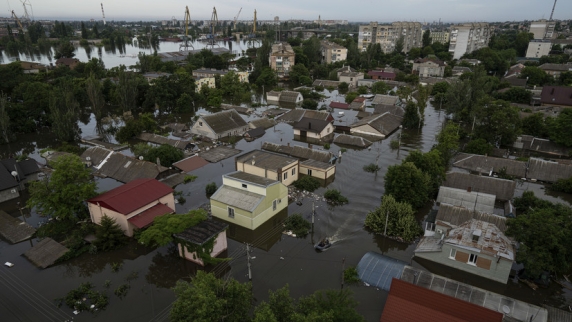 В Алёшкинском и Голопристанском районах Херсонской области затоплено три кладбища
