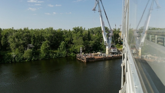 В Волгоградской области открыли новый <b>мост</b> через реку Ахтубу
