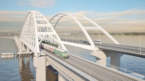 Первый пассажирский поезд пройдет по Крымскому мосту в начале декабря 2019