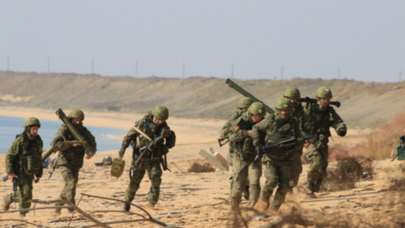 <b>Черноморский флот</b> провёл учение по обороне побережья в Крыму