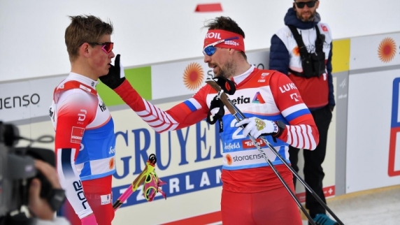 Российский лыжник Сергей Устюгов дисквалифицирован из-за конфликта с норвежцем Йоханнесом
