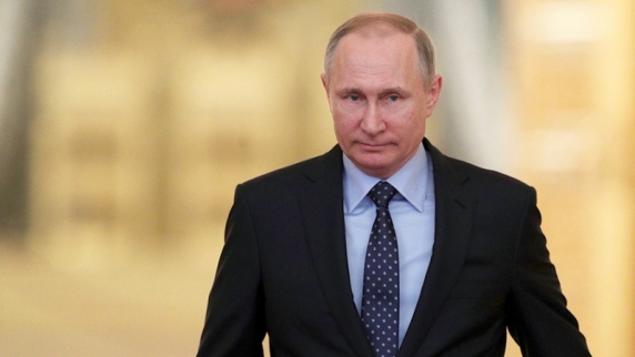 Владимир Путин прилетел в Астану для участия в <b>саммит</b>е ОДКБ