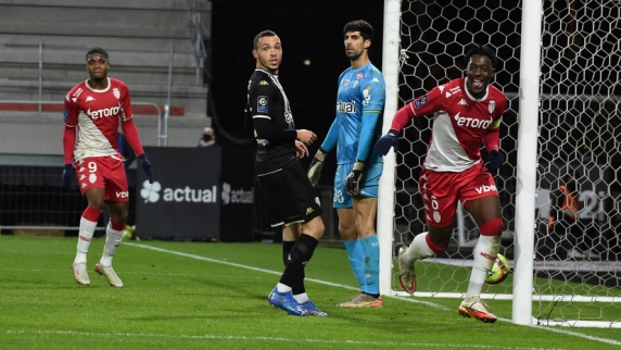«<b>Монако</b>» обыграл «Анже» в матче Лиги 1, Головин вышел на замену