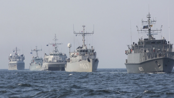 Группа кораблей НАТО вошла в Балтийское море