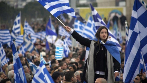 Массовые <b>митинг</b>и против баз НАТО и США прошли по всей Греции
