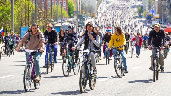 Весенний велофестиваль состоится 21 мая в Москве