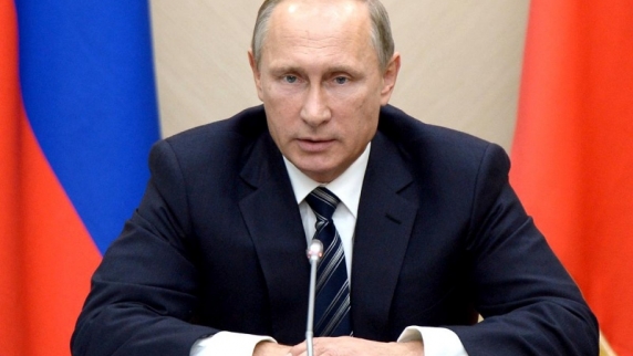 Владимир Путин в Кремле принял верительные грамоты у дипломатических представителей иностр...