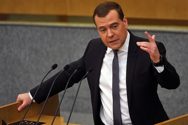 Отчет Дмитрия Медведева в Госдуме о работе правительства