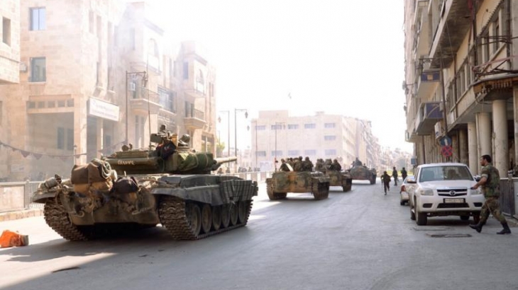 Огромные колонны с подкреплениями Армии Сирии прибывают в Алеппо перед массированным наступлением