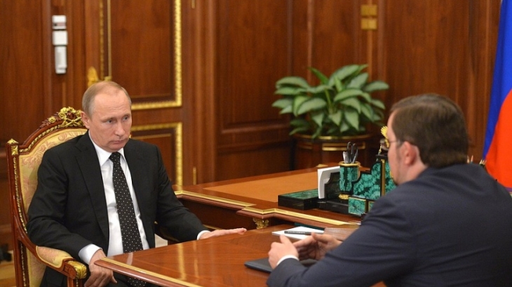 Владимир Путин провел встречу с главой организации «Деловая Россия» Алексеем Репиком