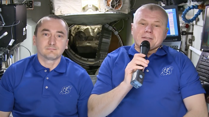 Космонавты на МКС записали поздравление ко Дню России