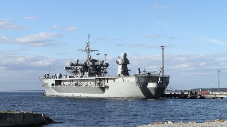 В Балтийское море вошел американский командный корабль