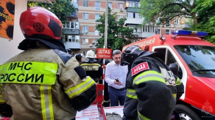 В Краснодаре ввели локальный режим ЧС после взрыва бытового газа в пятиэтажке