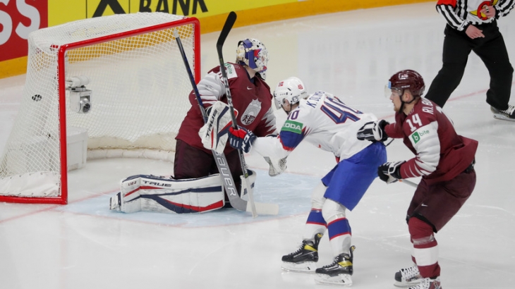 Латвия по буллитам уступила Норвегии на чемпионате мира по хоккею