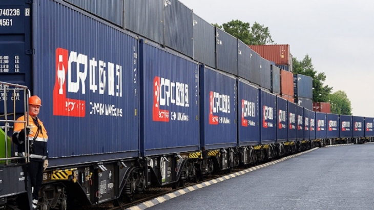 Контейнерный поезд доставил груз из Китая в Калининград по новому маршруту