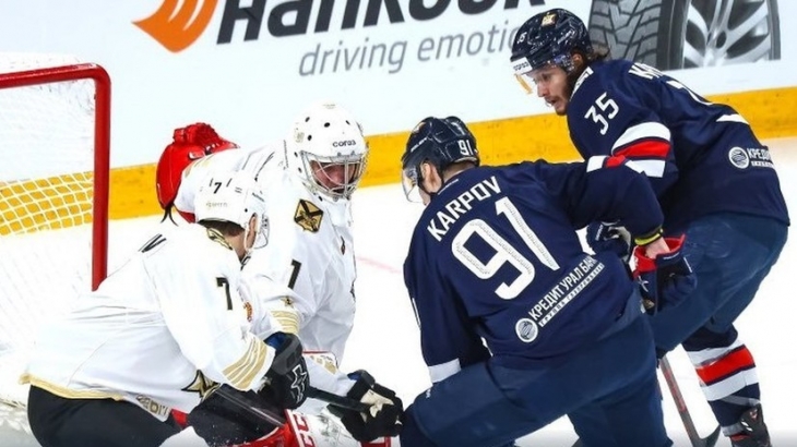 «Металлург» переиграл на своём льду «Адмирал» в матче КХЛ