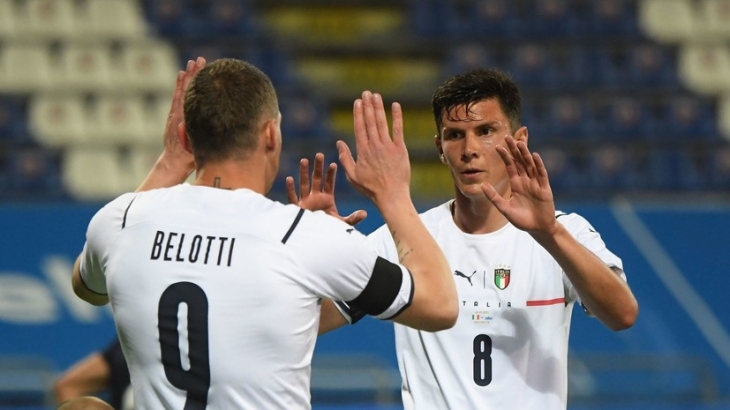 Дубли Политано и Пессины помогли сборной Италии по футболу разгромить Сан-Марино в контрольном матче