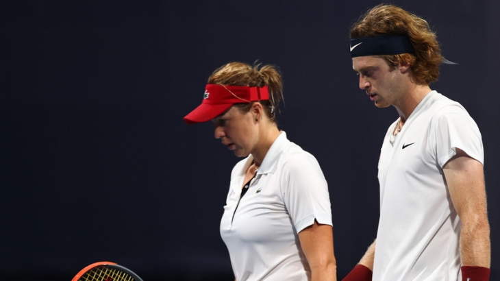 Павлюченкова и Рублёв вышли в четвертьфинал теннисного турнира в миксте на ОИ