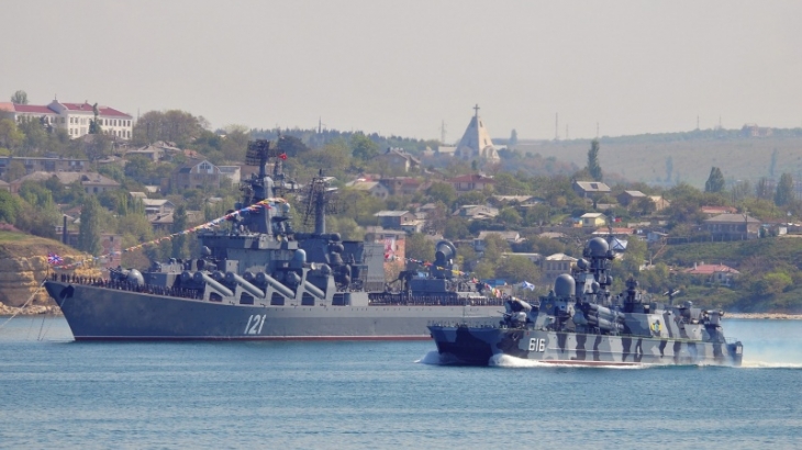Корабли Черноморского флота России вышли в море из-за ракетных стрельб Украины