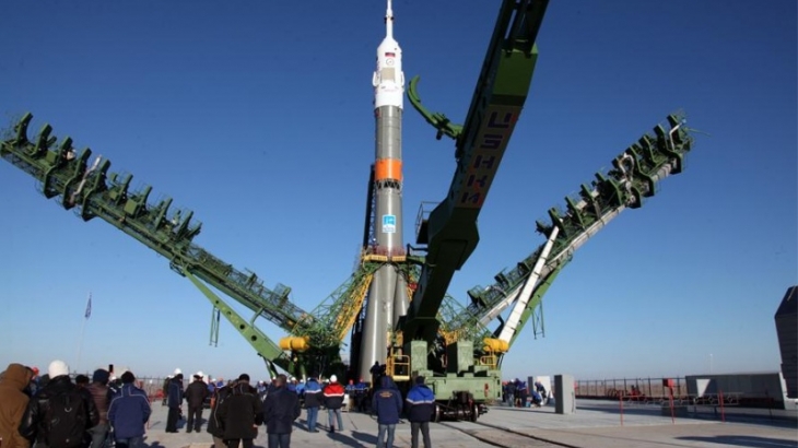 С Байконура стартует ракета-носитель «Союз» с пилотируемым кораблем, который доставит на МКС экипаж новой экспедиции